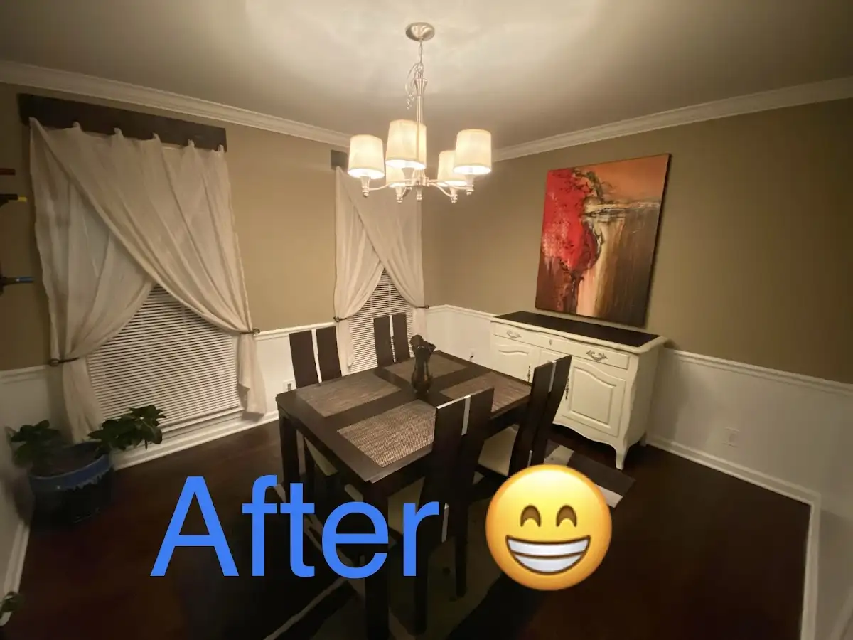 Professional dining room restoration after water damage in Lake Ridge